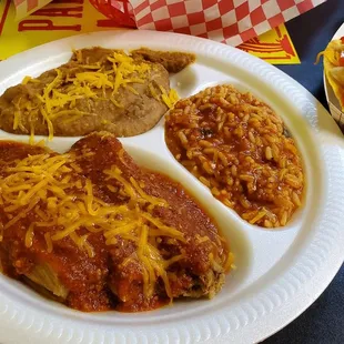 a plate of food