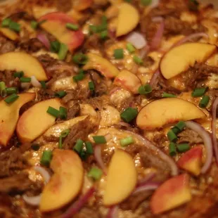 June 7, 2019 special pizza named the "Hancock"...  Peaches!  Don't be afraid.