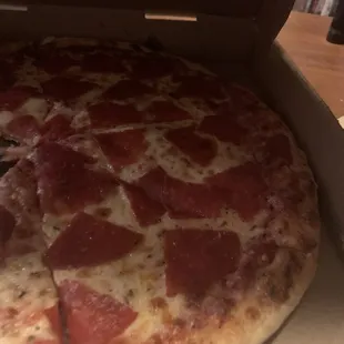 Pepperoni pizza