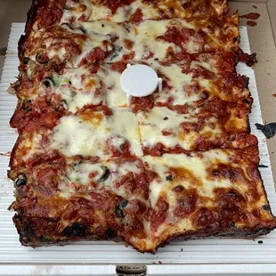 a pizza in a box