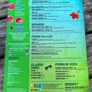 burritos and wraps, menu