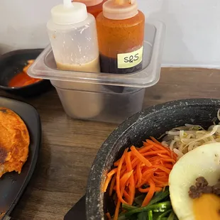 Bibimbap sauces