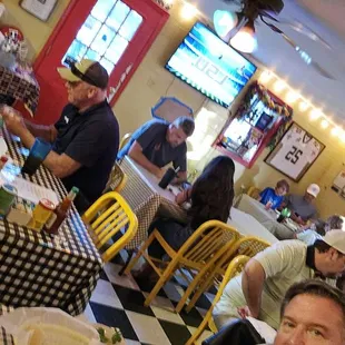 Entire dining area