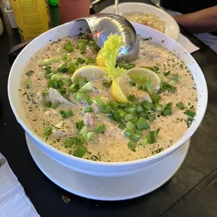 Look at the size of that family size dish!