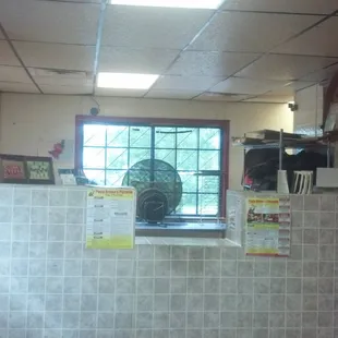 the inside of a restaurant
