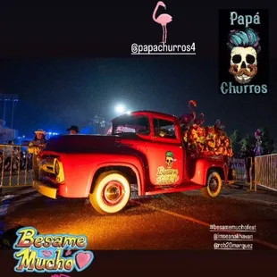 Papa Churros truck at Besame Mucho. I luv it!!
