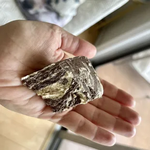 Chocolate halva from the deli