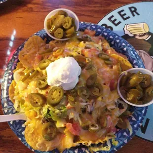Nachos with brisket
