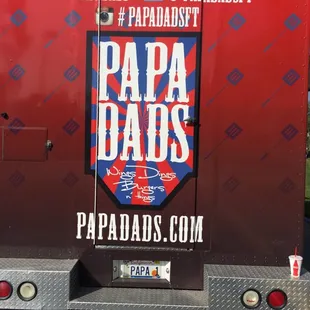 Back of the truck.