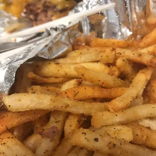 Burger &amp; Fries from Papa Dad&apos;s.