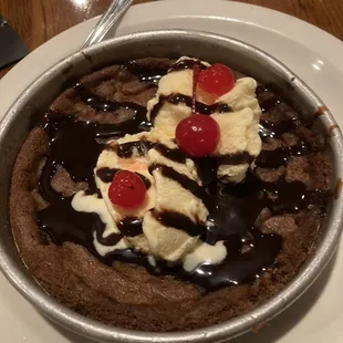 Special desert on Wednesday. Chocolate chip cookie