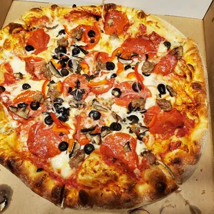 'Loaded' specialty pizza