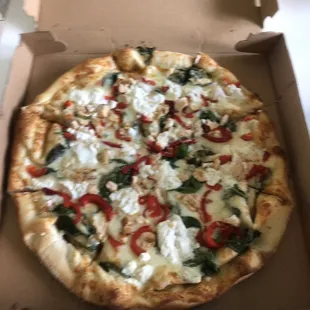 Tuscan Chicken Pizza