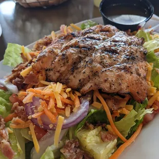 Mama Docs with blackened salmon
