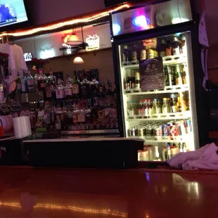 Many selections at the bar!