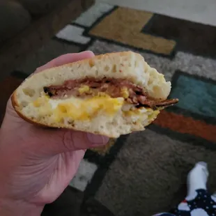 Jersey Shore breakfast sandwich.  Amazing