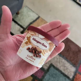 Cup of ice cream