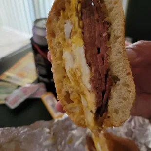 Jersey Shore. Double meat and egg.  Outstanding!!