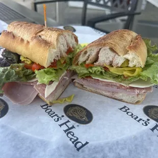 Brooklyn Hero Sandwich with a Diet Pepsi