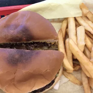 Yummy cheeseburgers. Taste like homemade.