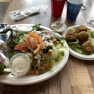 Gyro and Falafel