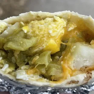 Breakfast burrito w/ no meat