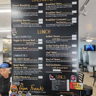 Simple menu,  great prices.