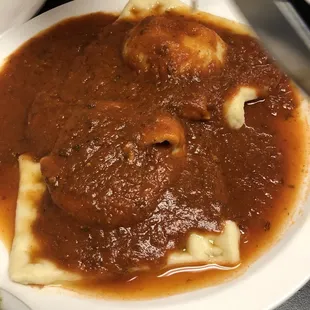 Ravioli in Red sauce