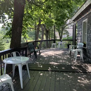 More outdoor seating