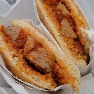 Meatball sandwich
