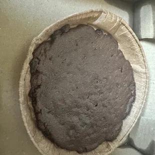 Double chocolate brownie