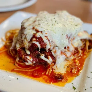 Veal &amp; Eggplant Parmesan