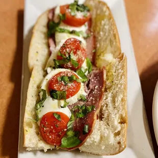 Prosciutto and Fresh Grande Mozzarella Sub
