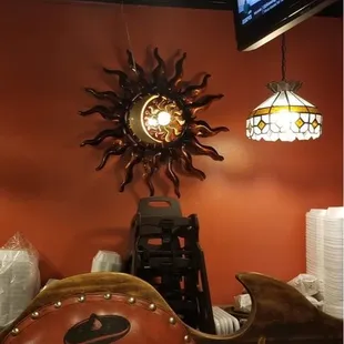 a football on a table