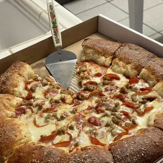 1 Extra Large Pizza with 2 Toppings Tuesday Special