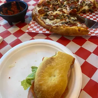 Medium 12 2 topping pizza