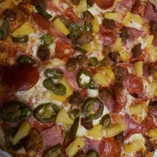 Medium 12 4 topping pizza