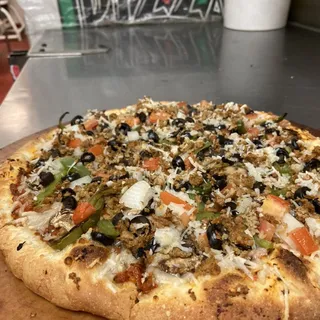 All vegan xL 16 pizza 8 toppings