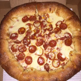 14" Large Stuffed Crust 1 Topping Pizza