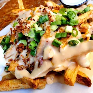 It ain&apos;t easy being this cheesy  Come dig into some bases loaded cheese fries today at #papagsbedford #cheesefries #happyfriday