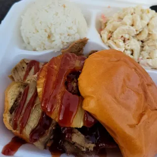 Hula Huli sandwich. Available as sweet or with heat