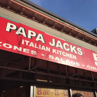 the front of the restaurant