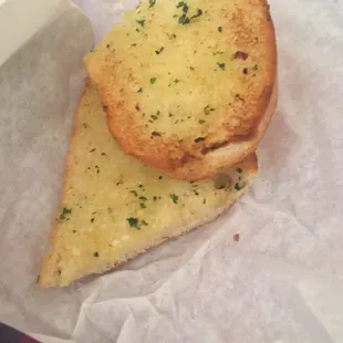 Only thing good was garlic bread