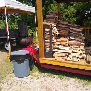 Wood supply, doing it all on-site