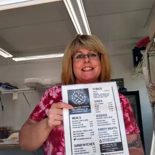 Kate, Miss Personality and super helpful owner.