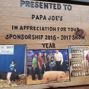 Papa Joe&apos;s does support the local community, I dig that
