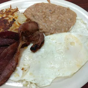 #4.  Perfectly cooked!  The beans were different than most places serve but flavorful.
