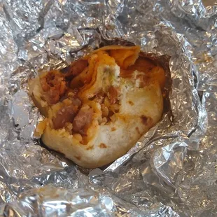 Super al pastor burrito. Quite good, less than $10