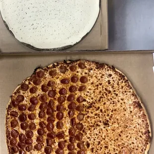 Monster Party Pizza compared to XL Pizza