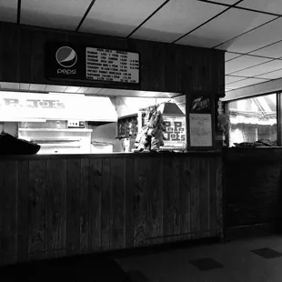 a black and white photo